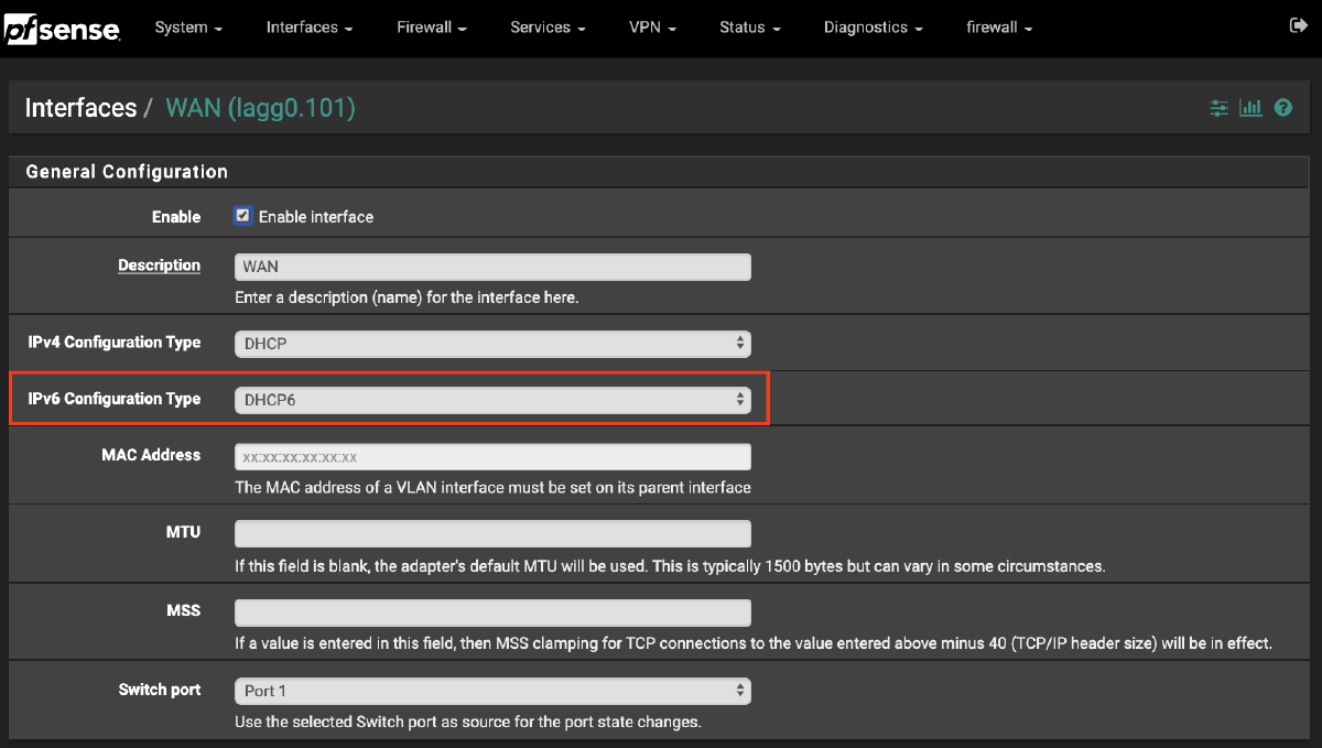 WAN Interface
